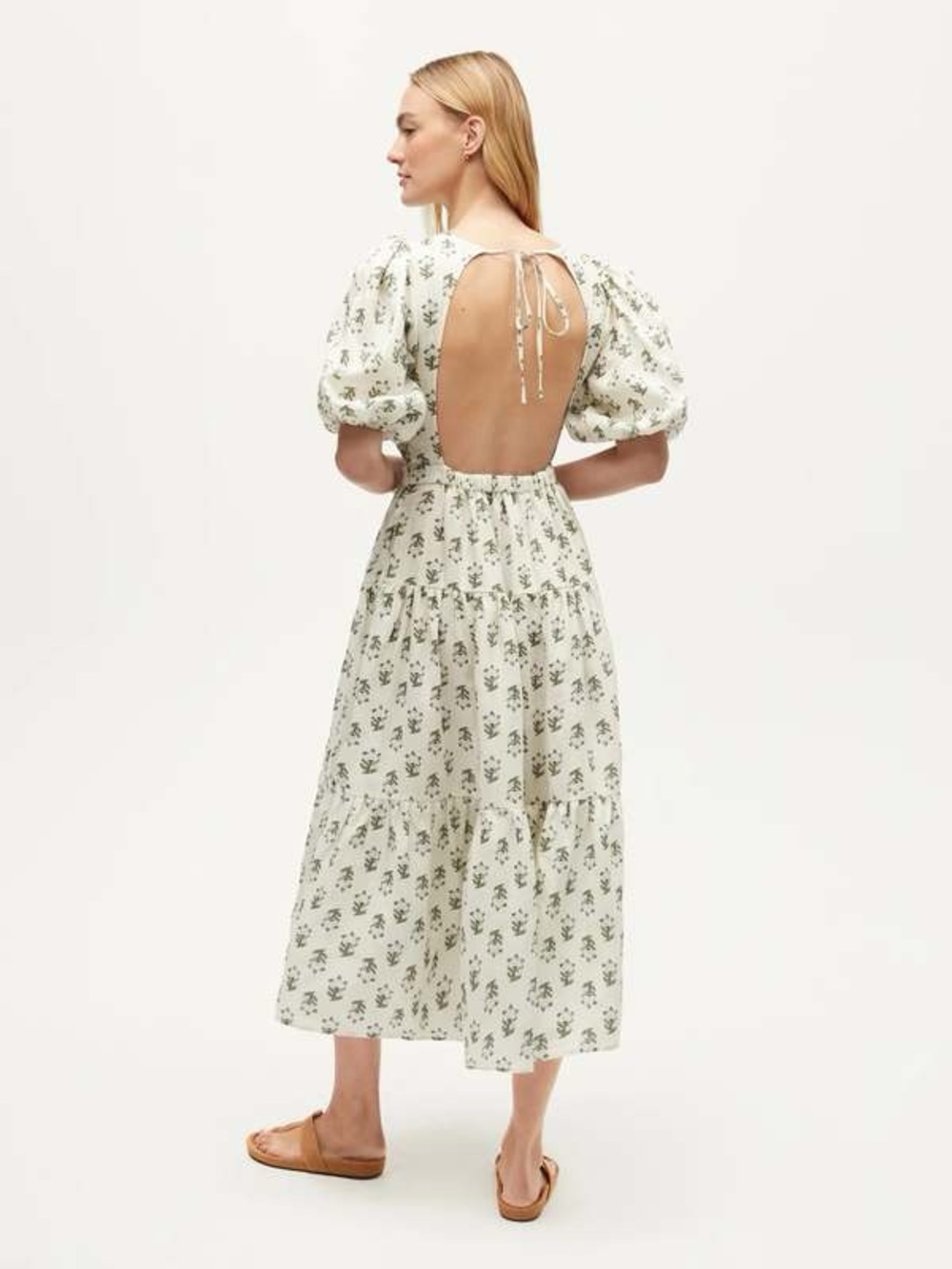 RHODE Maryam Dress - Marygold Flower Taupe - Picture 3 of 6